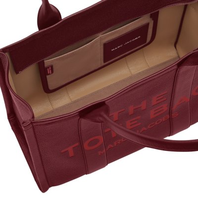 THE LEATHER LARGE TOTE BAG